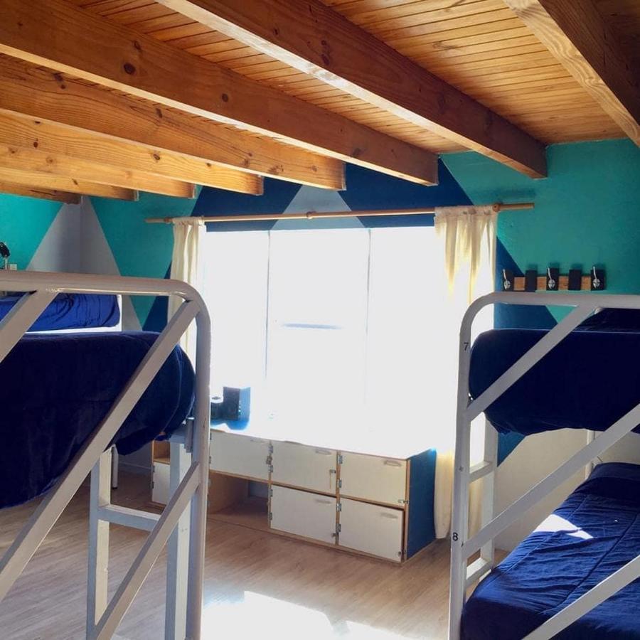 Cama en habitación compartida mixta de 8 camas con vistas al lago
