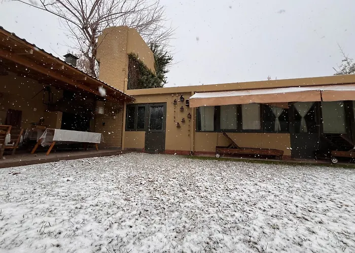 Berdina casa estilo loft con jardín, parrilla y cochera a 3 cuadras de la plaza de Chacras de Coria